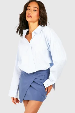 Jupe mini asymétrique sur mesure