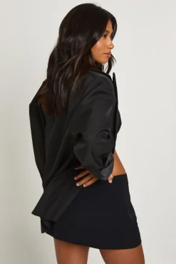 boohoo Jupe Mini en Crêpe avec Garniture Diamante<Femme Jupes|Jupes