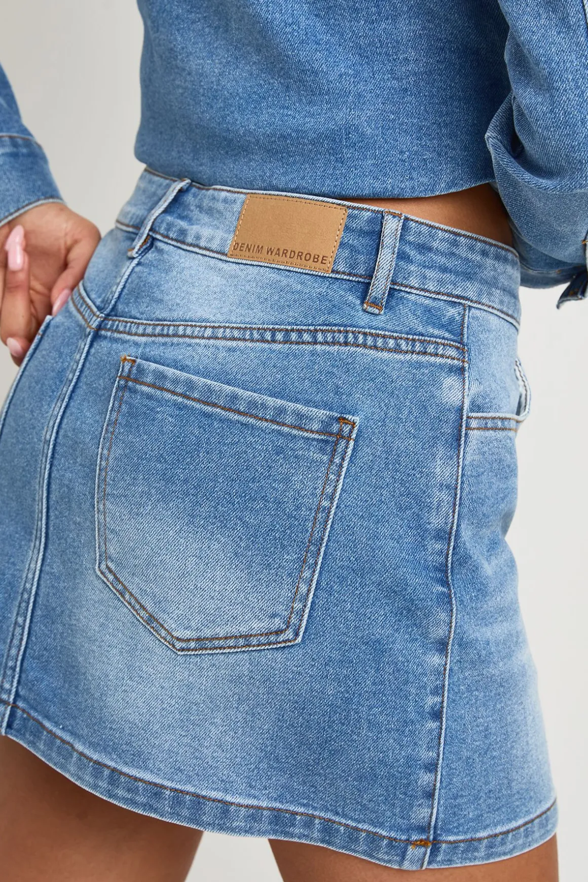 Jupe Mini En Denim