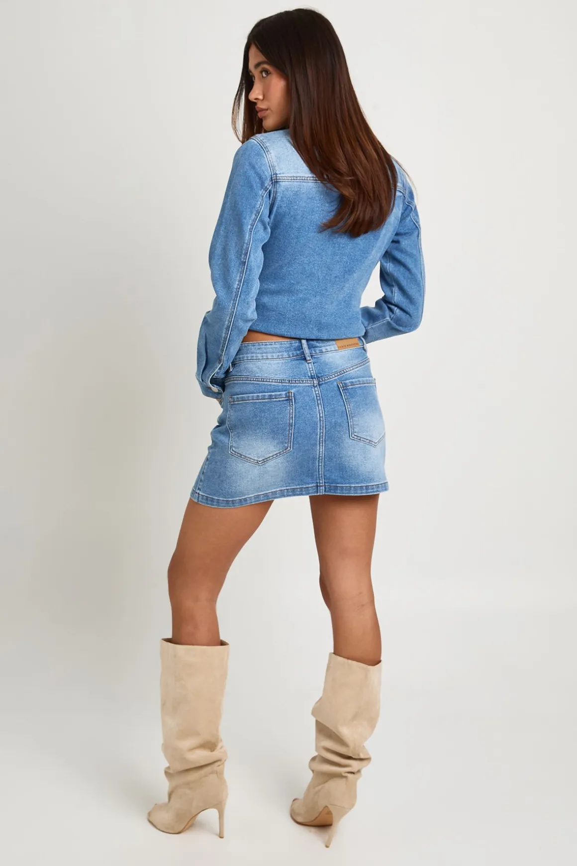 Jupe Mini En Denim