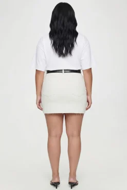 Jupe mini en denim Plus