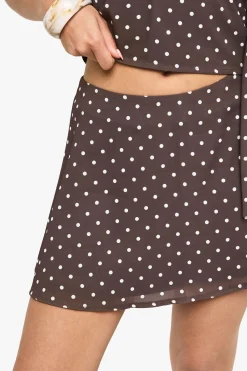 boohoo Jupe mini fluide à pois<Femme Jupes|Jupes