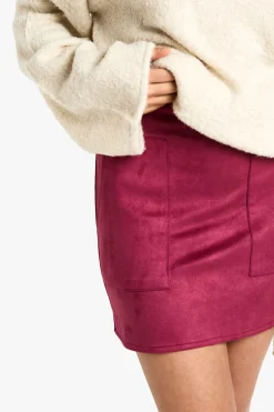 Jupe Mini Look Suédé