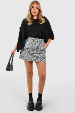 Jupe Mini Look synthétique Plus