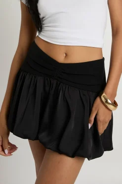 boohoo Jupe mini à ourlet bulle contrastante<Femme Jupes|Jupes