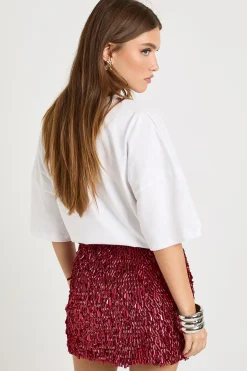 Jupe Mini à Paillettes