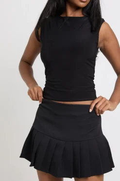 boohoo Jupe Mini Plissée Ajustée<Femme Tailleurs|Jupes