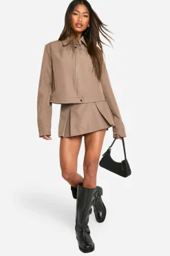 Jupe mini plissée sur-mesure