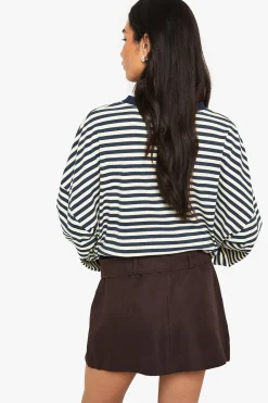 boohoo Jupe mini texturée à ceinture<Femme Jupes|Jupes