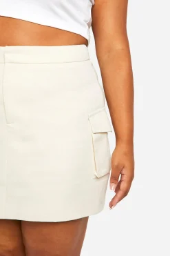 Jupe Mini Texturée Plus