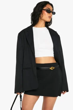 boohoo Jupe Mini Tissée<Femme Jupes|Jupes
