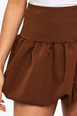 boohoo Jupe Mini Tissée avec Détail Pompon<Femme Jupes|Jupes