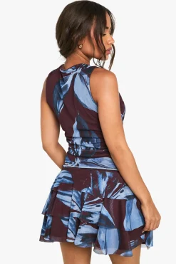 boohoo Jupe Mini à Volants à Imprimé Floral<Femme Jupes|Jupes