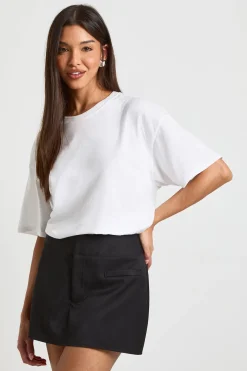 Jupe-Short Ajustée avec Poches Avant