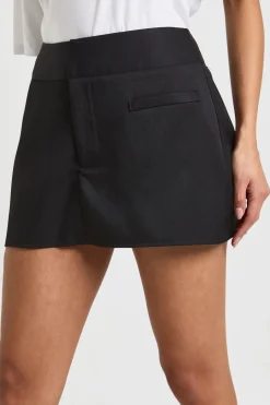 Jupe-Short Ajustée avec Poches Avant