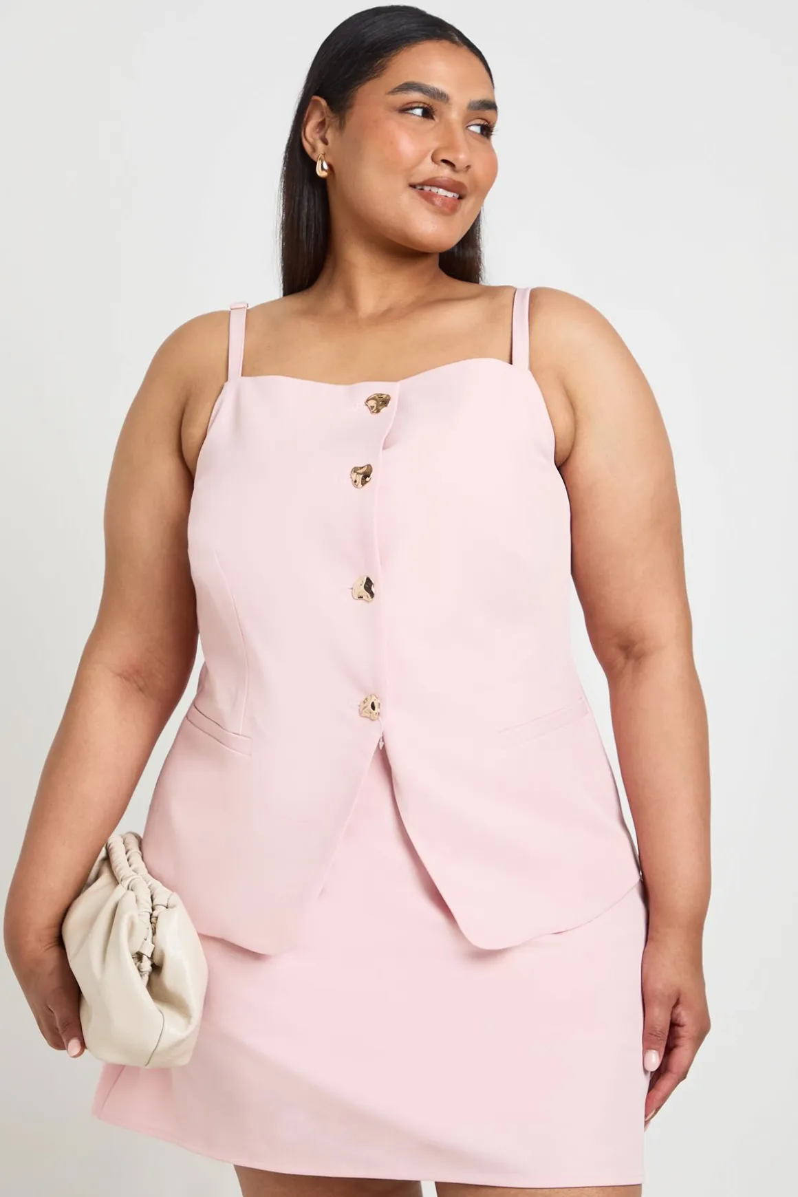 Jupe-short Ajustée Grande Taille