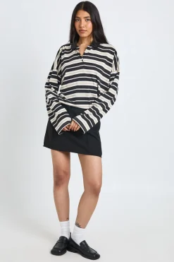 Jupe-short Ajustée Grande Taille À Détails De Coutures