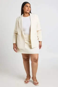 boohoo Jupe-short Ajustée Grande Taille<Femme Shorts