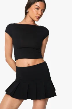 boohoo Jupe-short de tennis plissé<Femme Shorts
