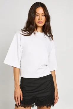 Jupe-short En Crêpe Avec Bordure En Dentelle Tall