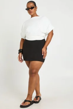 boohoo Jupe-short En Jersey Basic Plus<Femme Basiques|Shorts