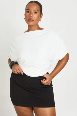 boohoo Jupe-short En Jersey Basic Plus<Femme Basiques|Shorts