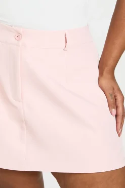 boohoo Jupe-short Grande Taille Avec Détail De Poches Ajustées<Femme Jupes|Jupes
