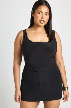 Jupe-short Mini Ajustée Grande Taille