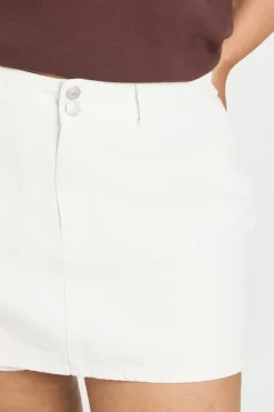 Jupe-short Mini En Denim Grande Taille