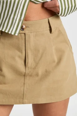 Jupe-short Mini En Sergé