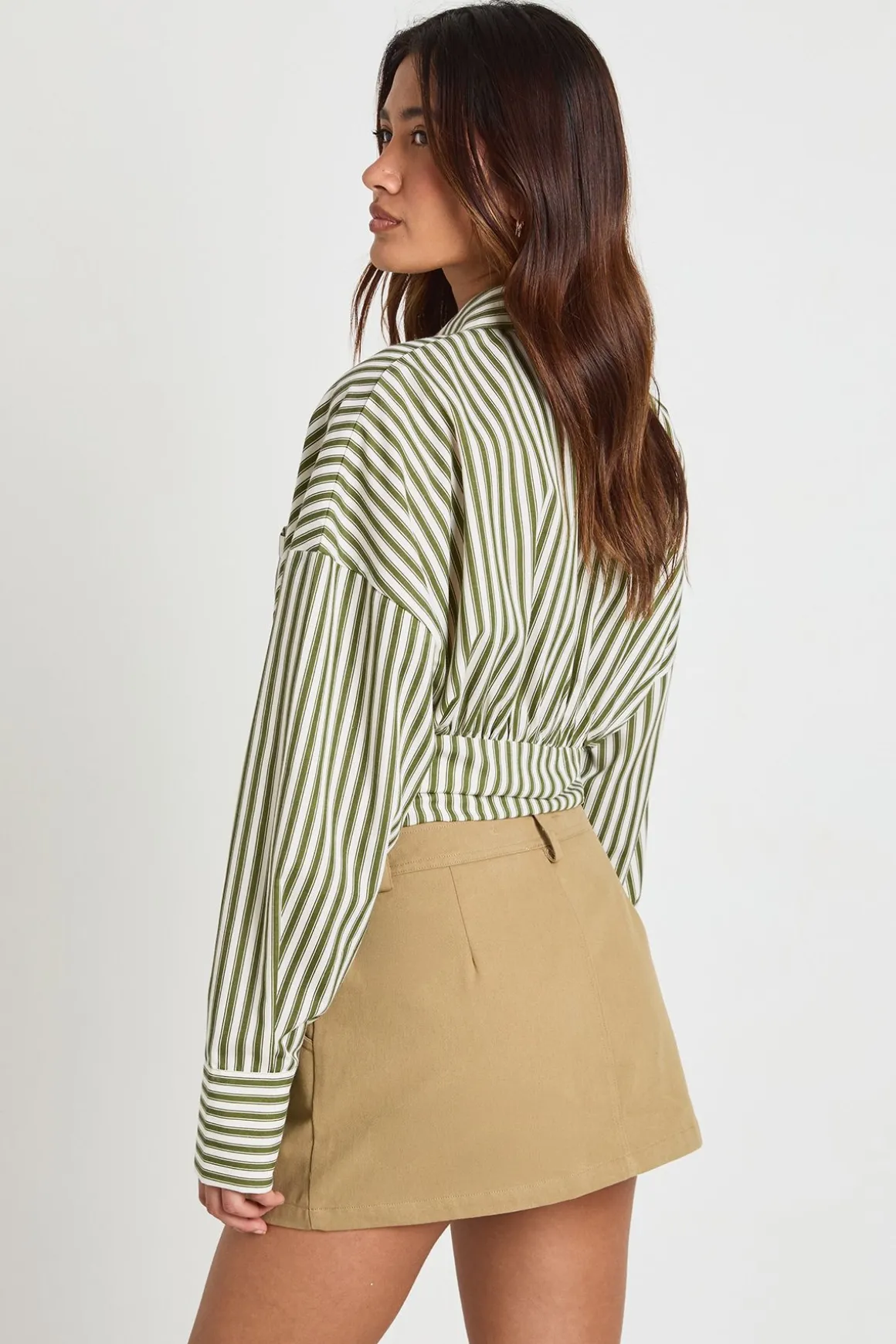 Jupe-short Mini En Sergé