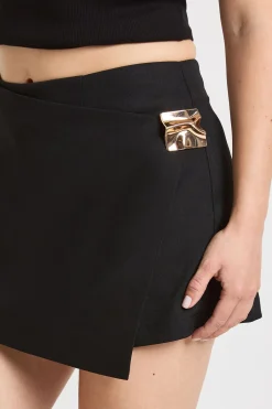 boohoo Jupe-short Petite Avec Bordure Dorée<Femme Shorts