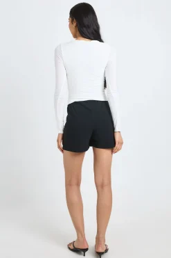 Jupe-short Portefeuille En Bengaline Pour Grandes Tailles