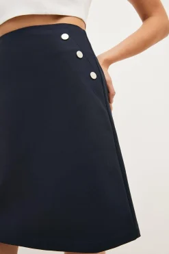 KarenMillen Jupe Tissée Essential Techno<Femme Jupes|Jupes