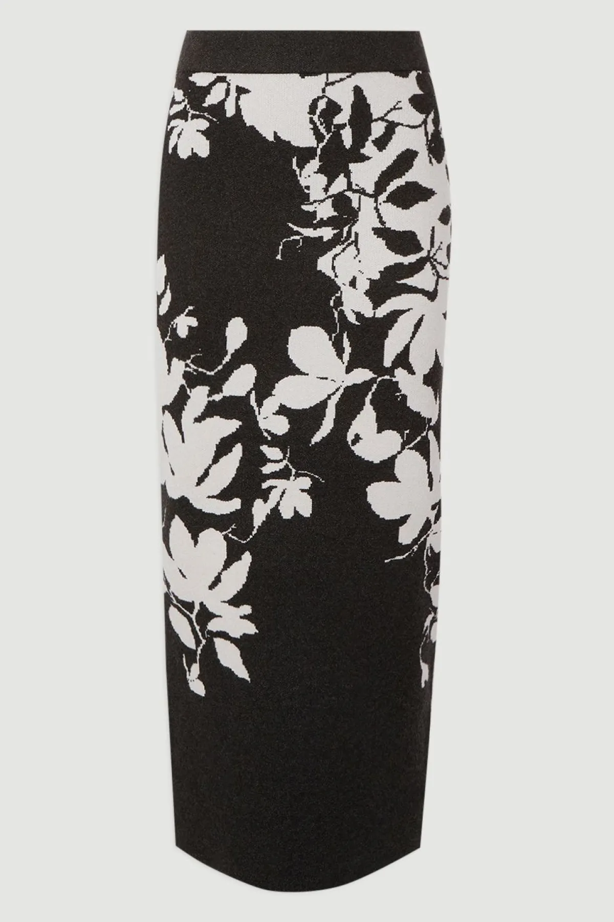 KarenMillen Jupe Tricotée à Motif Floral Jacquard<Femme Jupes|Jupes