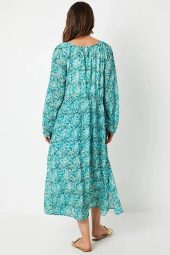 Kimono Géo Imprimé avec Détails Miroir