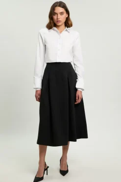 KarenMillen La chemise boutonnée en coton tissé The Founder<Femme Tops
