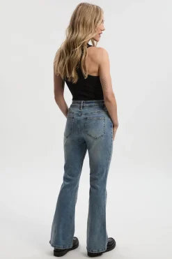 La Petite Jean Évasée Taille Haute