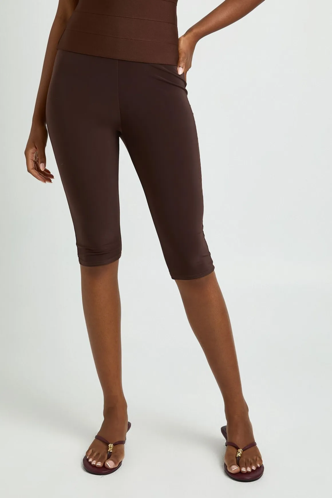 Legging Capri À Double Couche