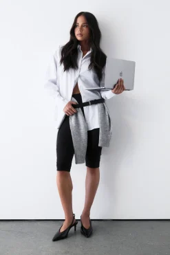 boohoo Legging Capri À Double Épaisseur<Femme Pantalons|Leggings