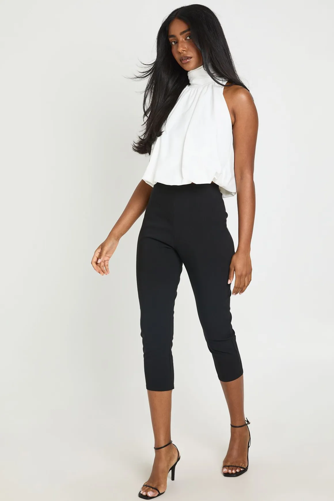 Legging Capri 3/4 En Bengaline