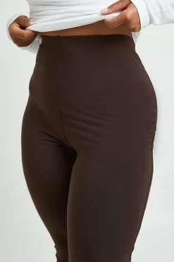 boohoo Legging Capri Grande Taille À Double Épaisseur<Femme Pantalons|Leggings