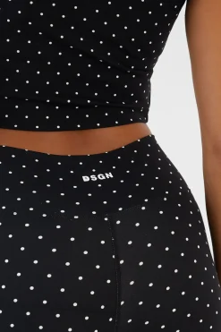 Legging Capri À Pois Sculpté Dsgn Studio