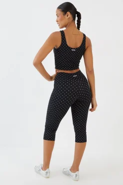 Legging Capri À Pois Sculpté Dsgn Studio
