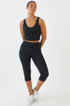 Legging Capri À Pois Sculpté Dsgn Studio