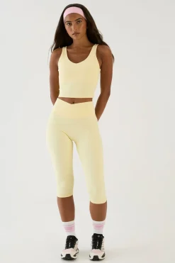 Legging Capri Taille Haute Sculptant Avec Ceinture Croisée Dsgn Studio