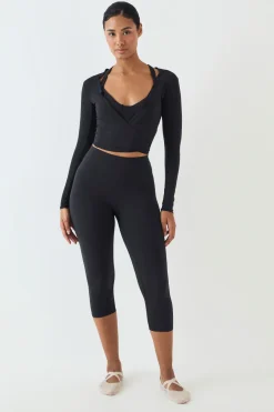 Legging Capri Taille Mi-haute Soft Luxe Dsgn Studio