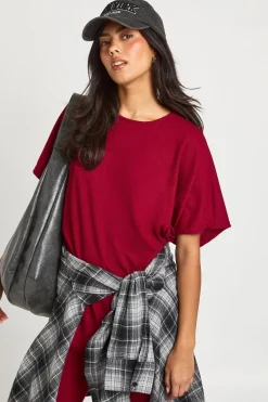 Legging côtelé bicolore évasé & haut coordonné