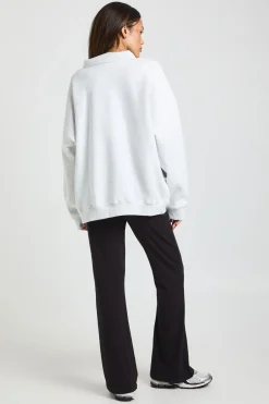 Legging de maternité à côtes évasé