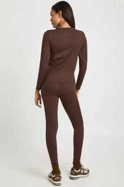 Legging de maternité ultra-doux sculptant pour soutien du ventre